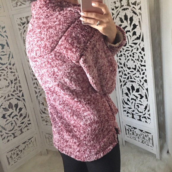 Two Tone Fuzzy Pullover Sweater - Picture 3 of 7